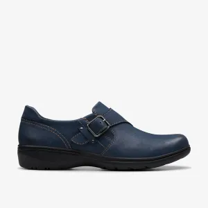 Clarks Womens Carleigh Jazz Navy Nubuck