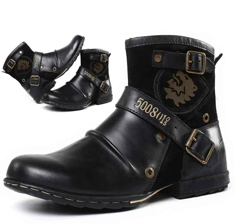 ClassicTrend Retro-Look – Stilvolle Herrenstiefel für jeden Anlass