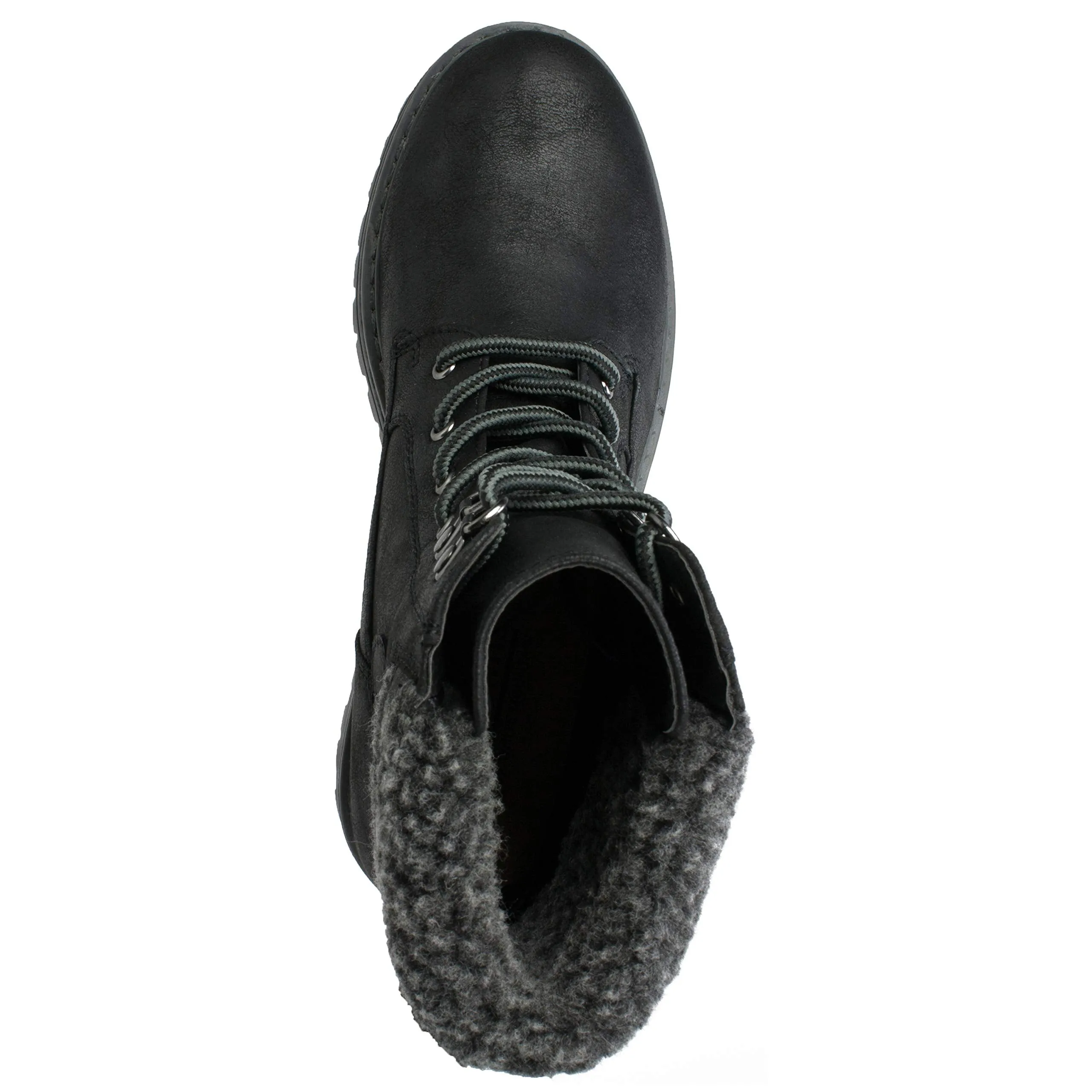 CLIFFS BY WHITE MOUNTAIN Shoes MELDON Women's Boot, BLACK/FABRIC, 8 M