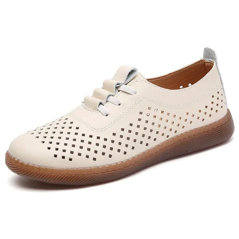 Colorful Women's Soft Leather Loafers