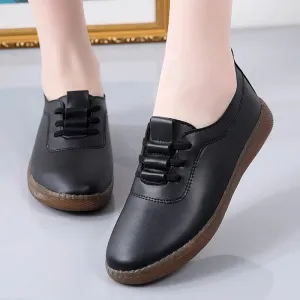 Colorful Women's Soft Leather Loafers