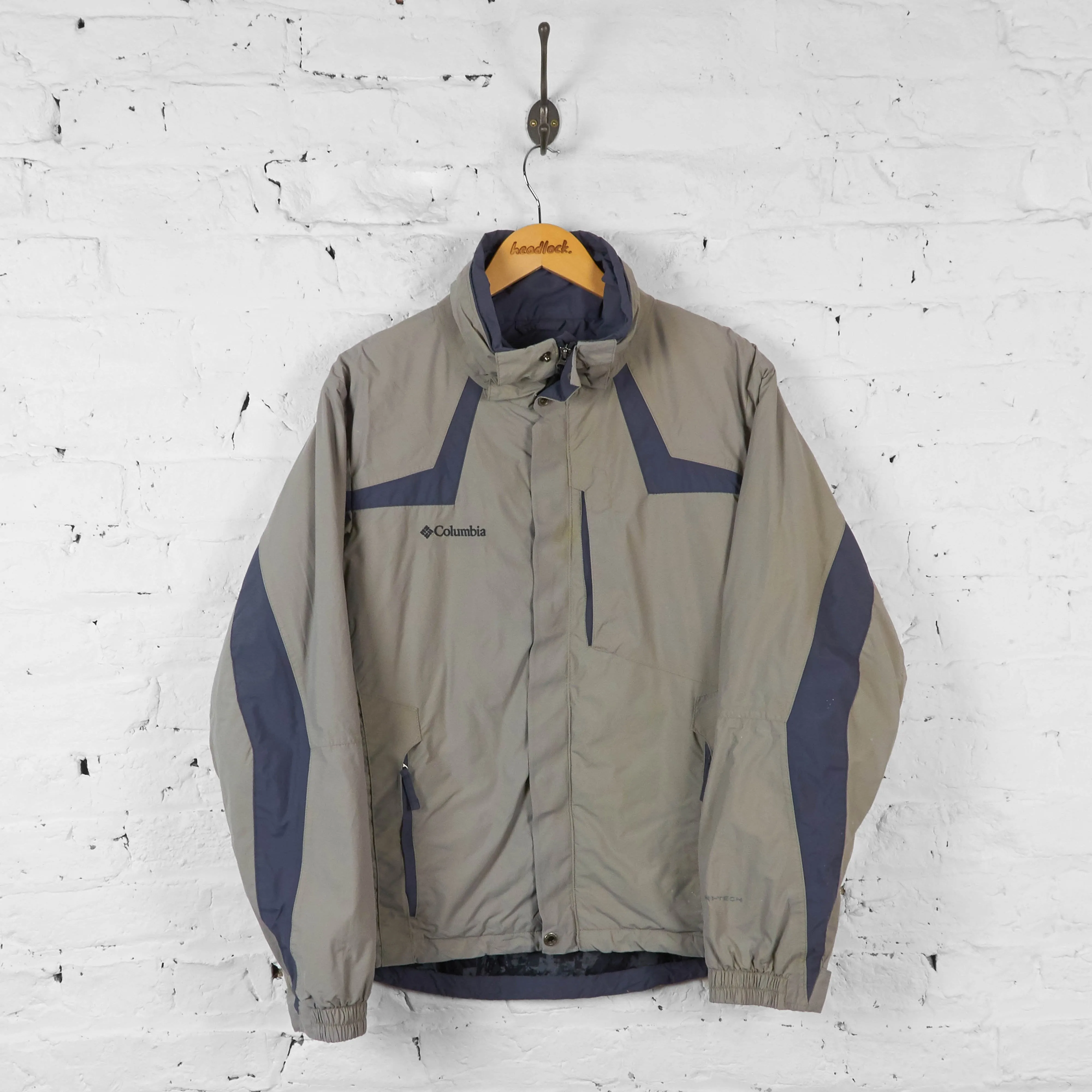Columbia Outdoor Hooded Jacket - Grey - M