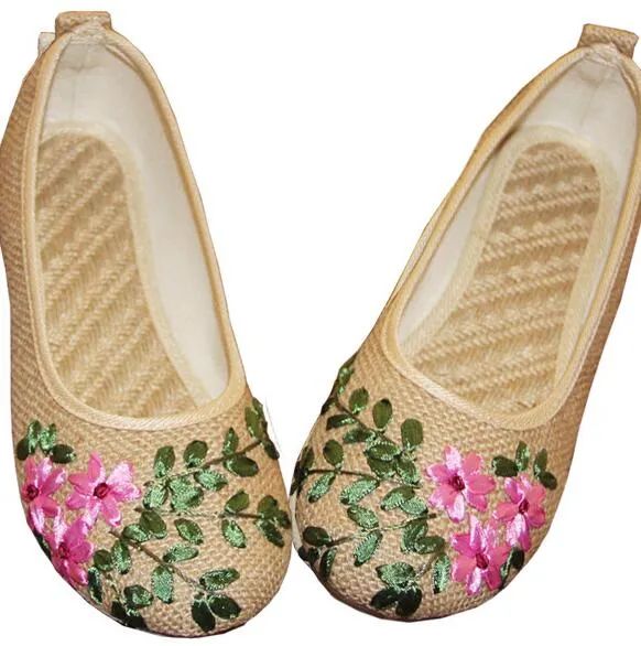 Comfortable Old Peking Ballerina Flat Shoes
