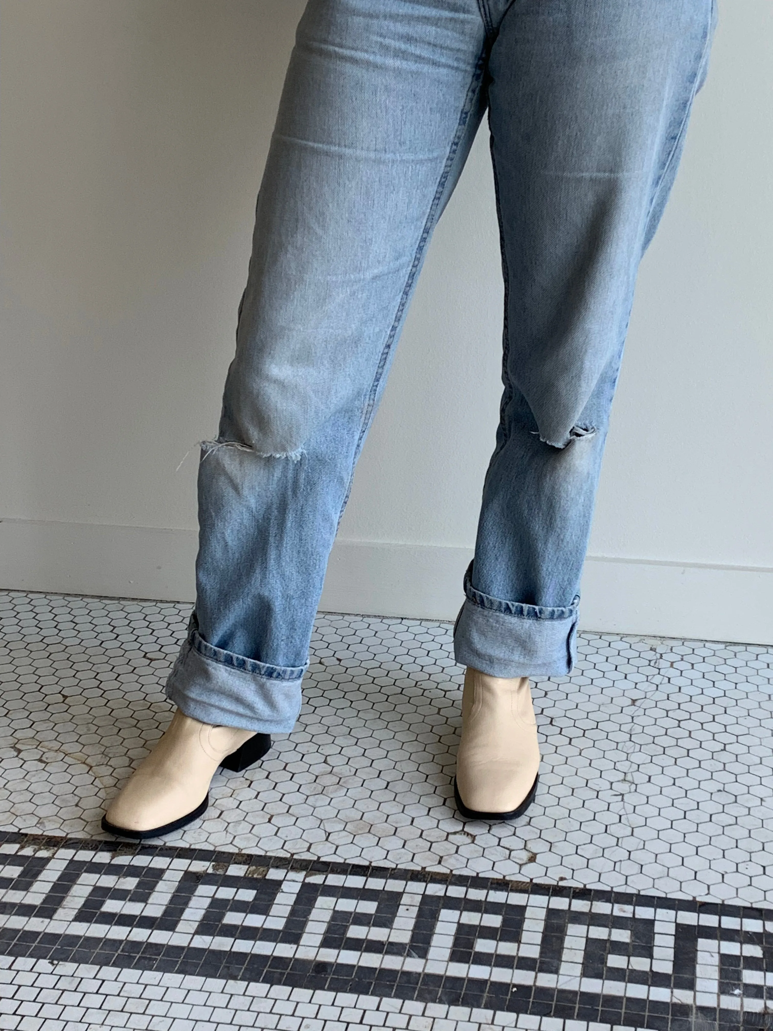 cream Labucq boots