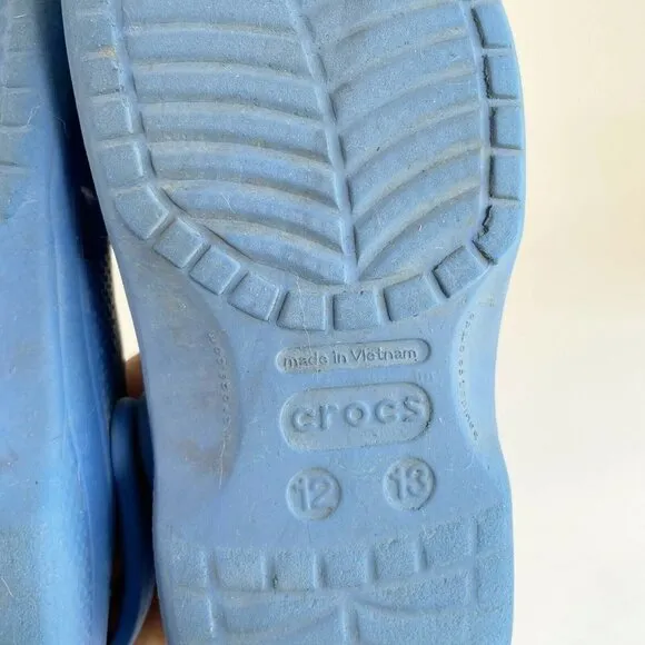 Crocs Youth Baya Classic Clog Blue Size 12/13 Waterproof Comfort Outdoor Sandal