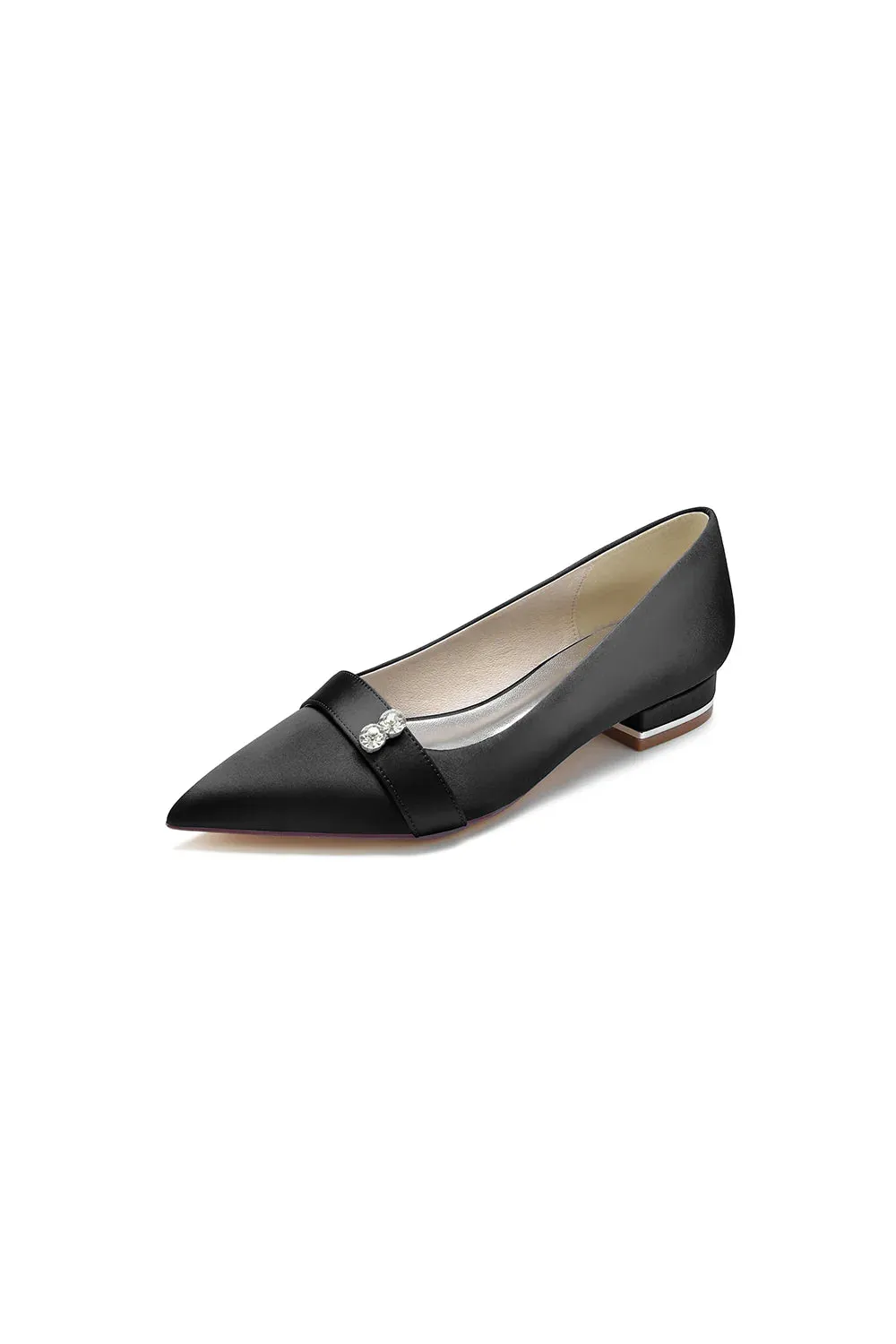 Crystal Cocktail Pointed Toe Flats