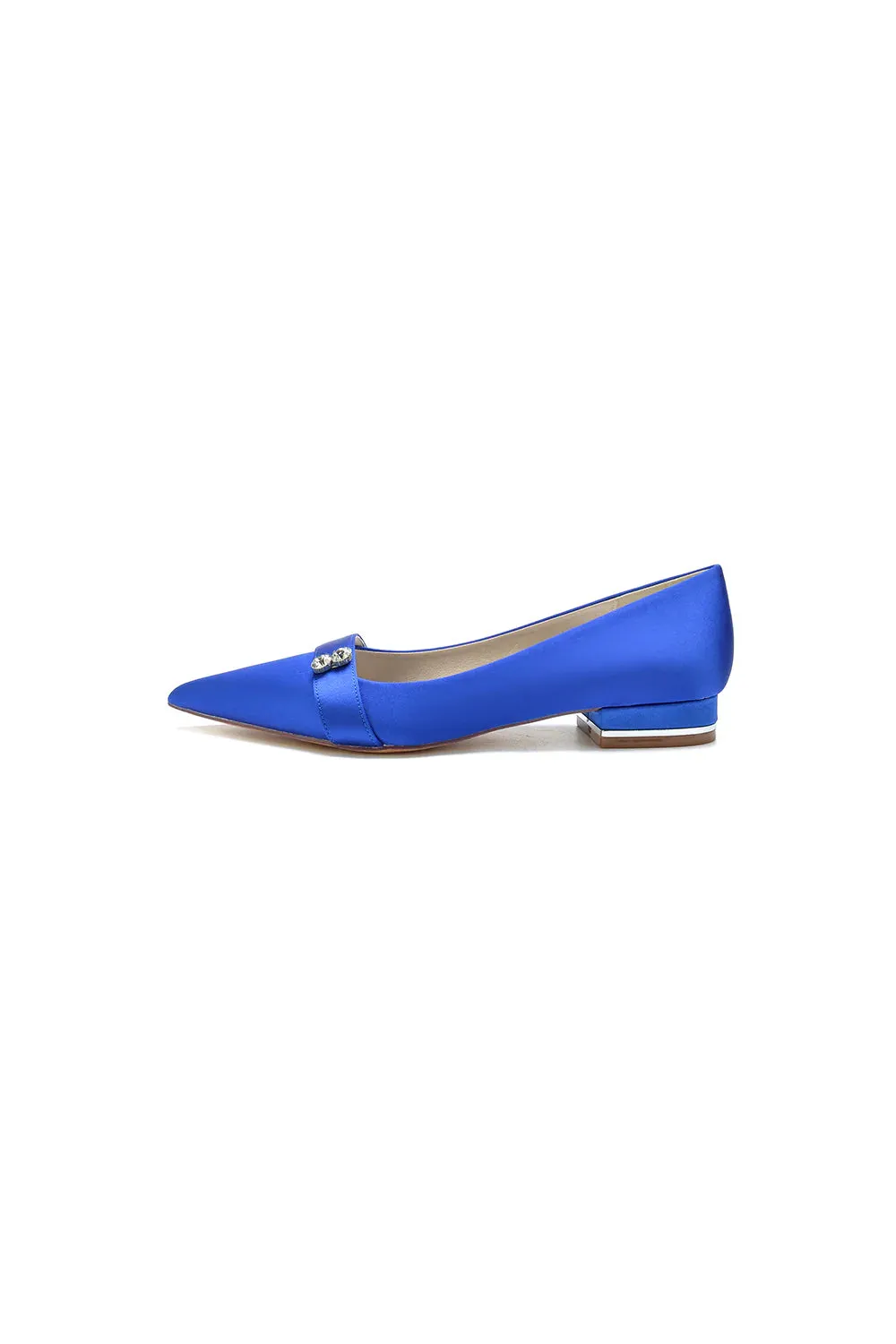 Crystal Cocktail Pointed Toe Flats