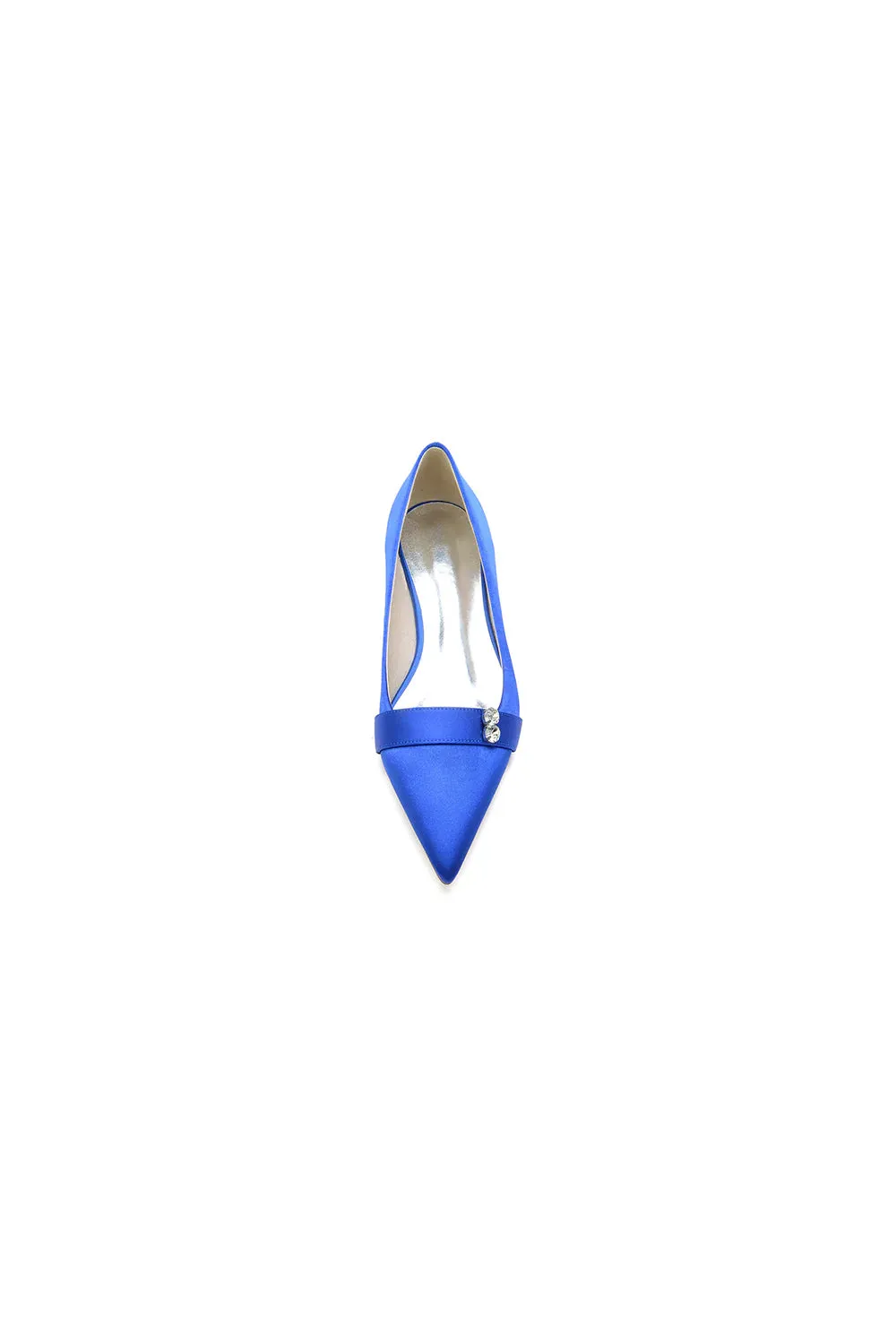 Crystal Cocktail Pointed Toe Flats