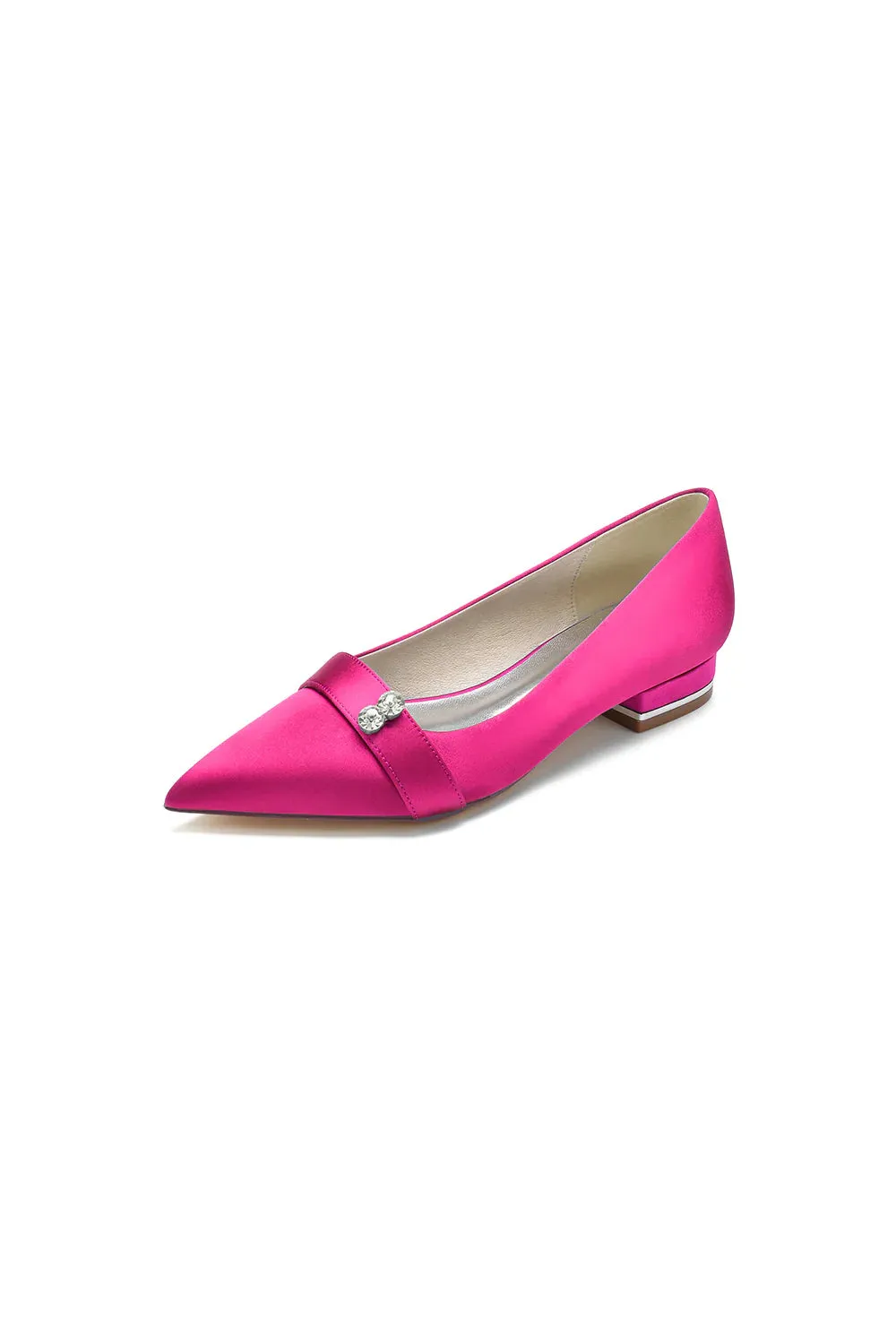 Crystal Cocktail Pointed Toe Flats