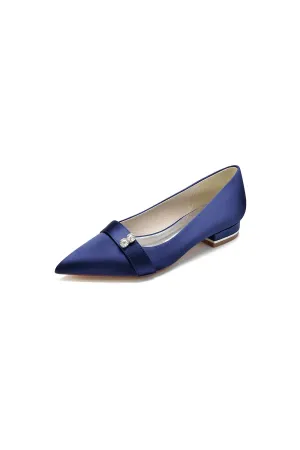 Crystal Cocktail Pointed Toe Flats
