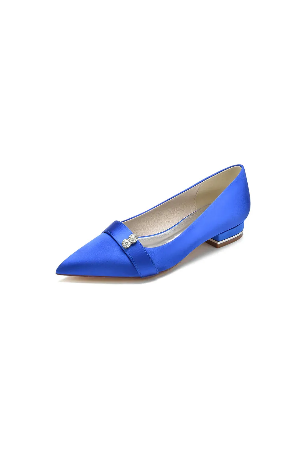 Crystal Cocktail Pointed Toe Flats