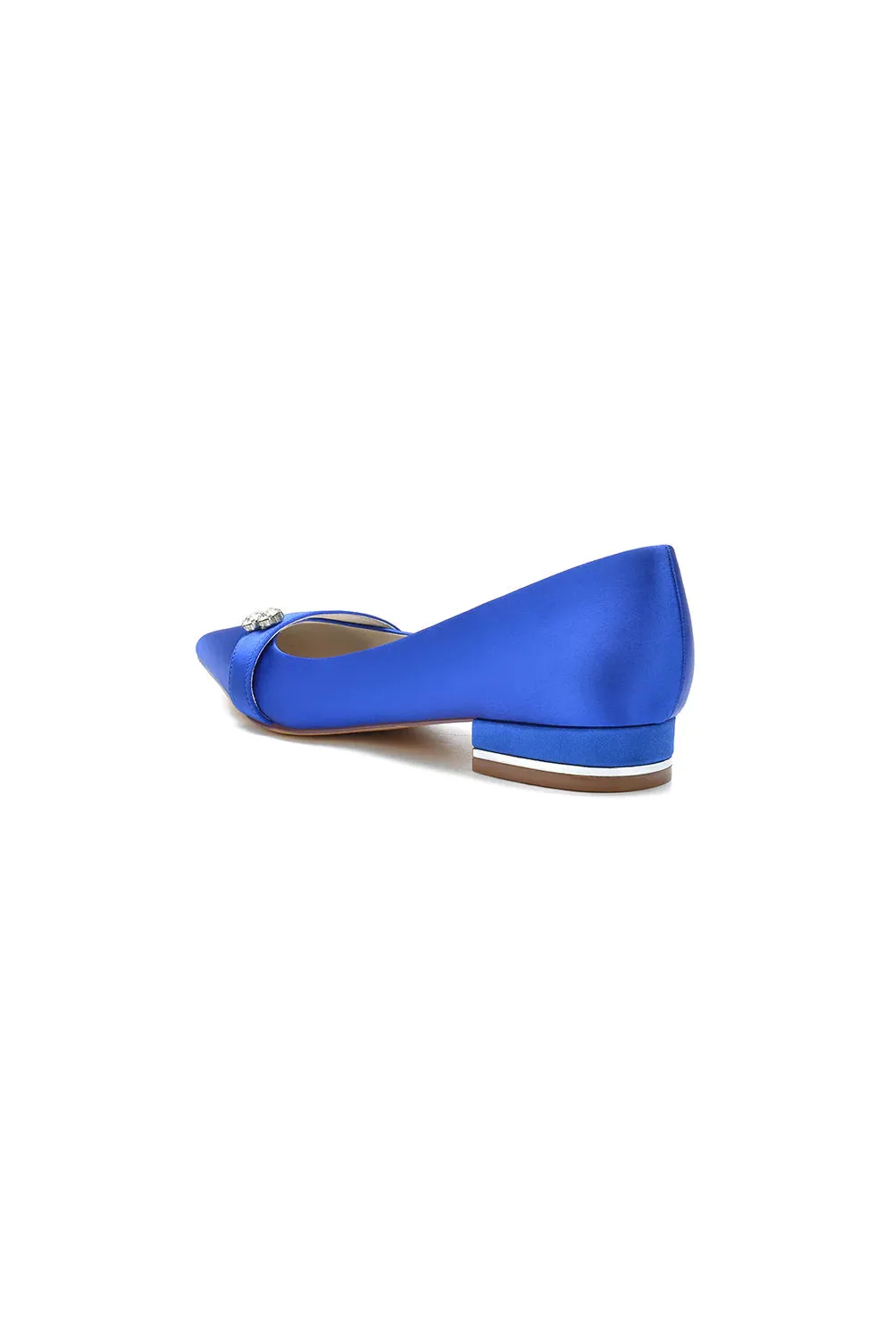 Crystal Cocktail Pointed Toe Flats