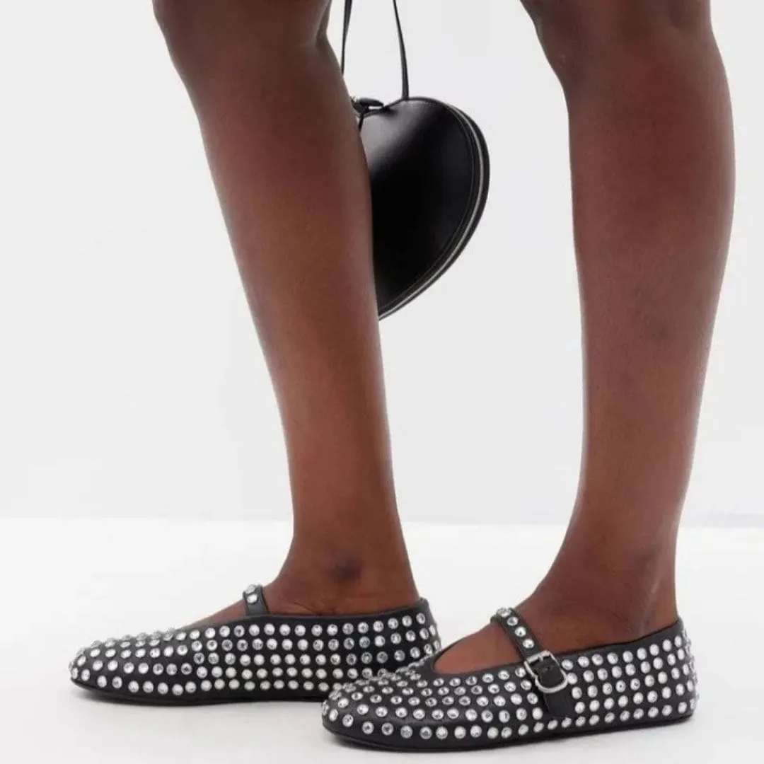 Diamanté Ballet Flats