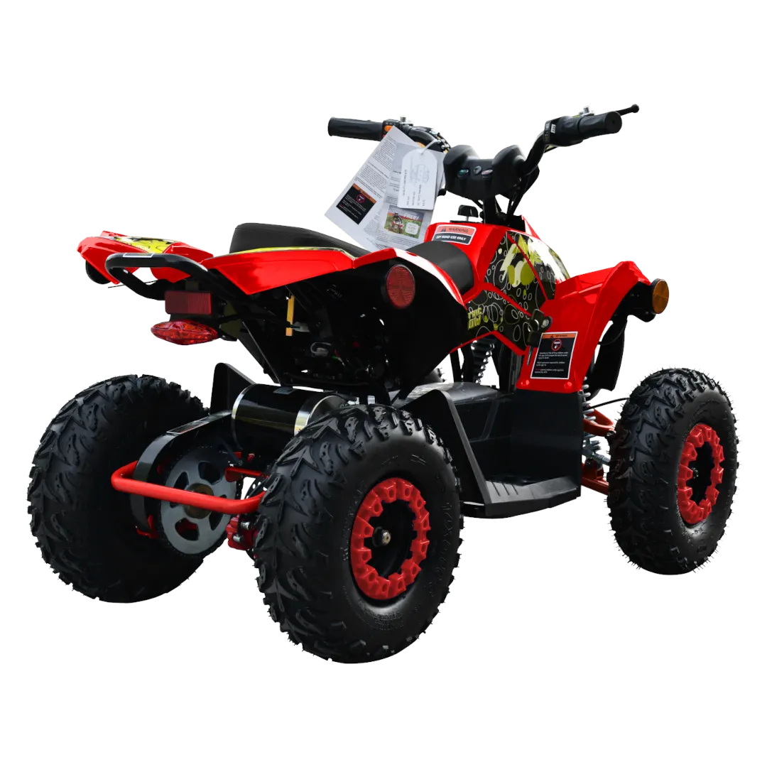 E-Bully 1000W ATV 4 Wheeler For Kids - Red