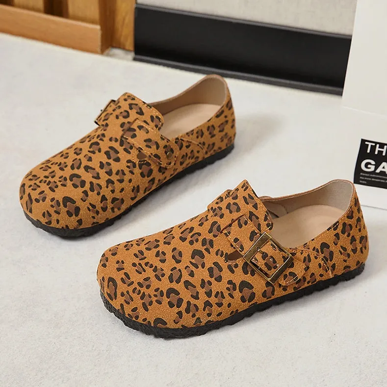Edgy Water-Resistant Women's Monk Straps with Camouflage and Circular Pattern Outsole
