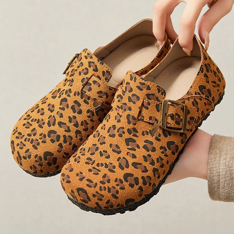 Edgy Water-Resistant Women's Monk Straps with Camouflage and Circular Pattern Outsole