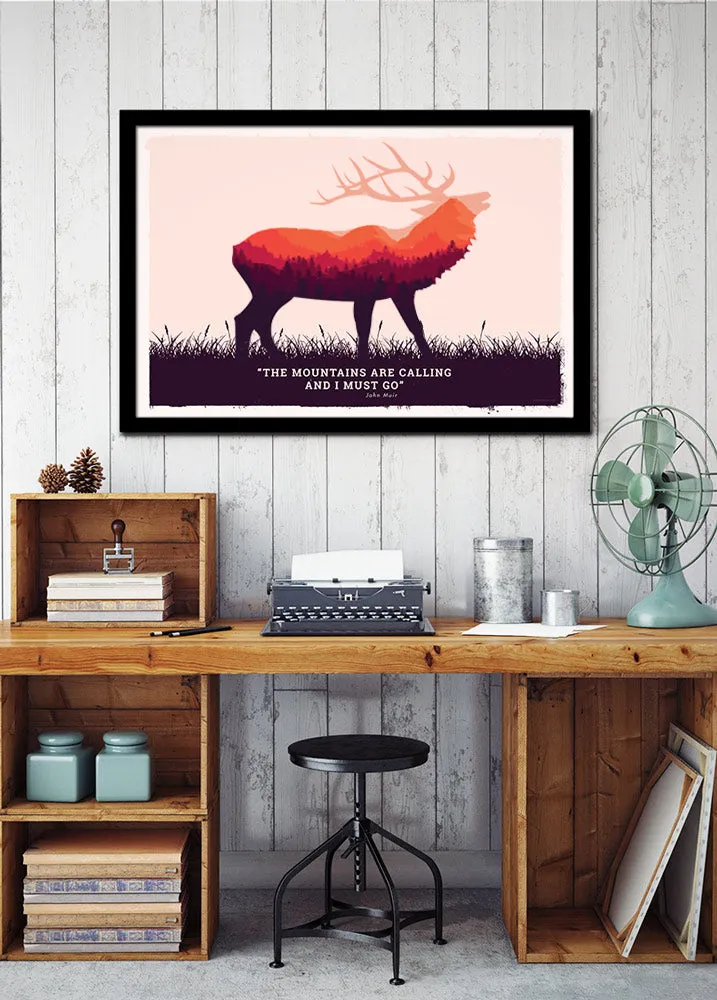 Elk Poster
