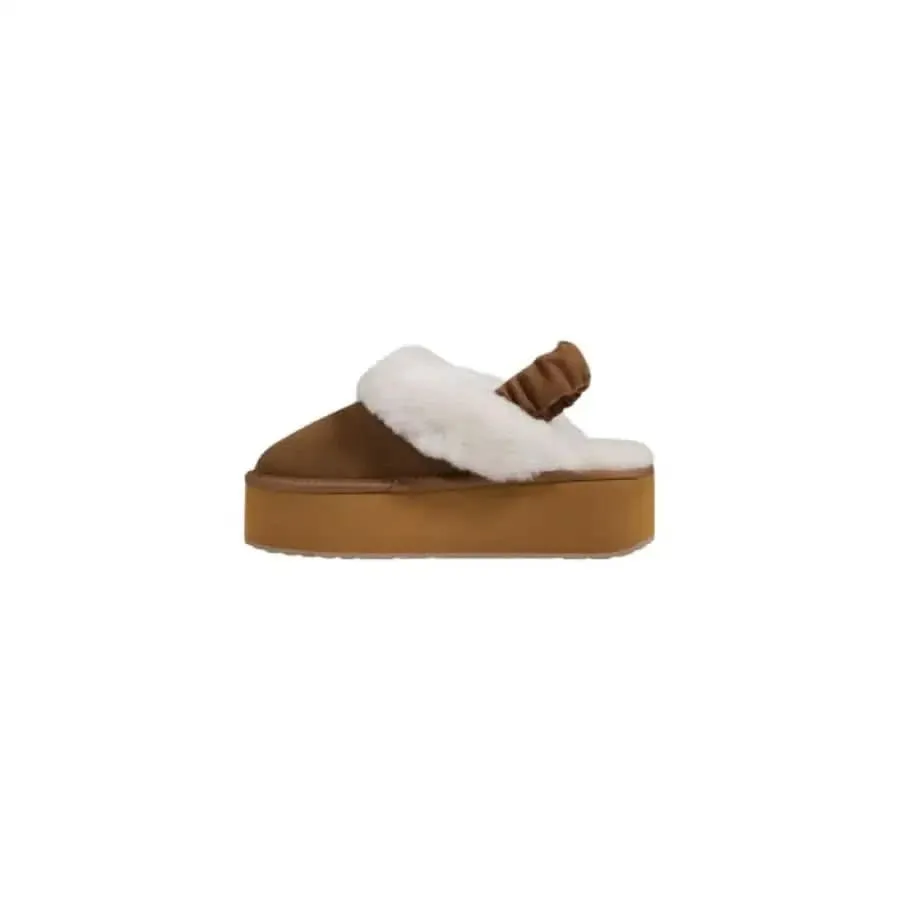 Emu Australia Women's Beige Leather Slip-On Flats
