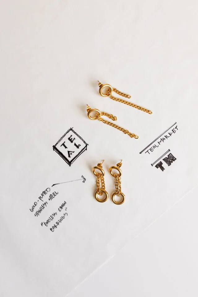ENDLESS CHAIN EARRINGS