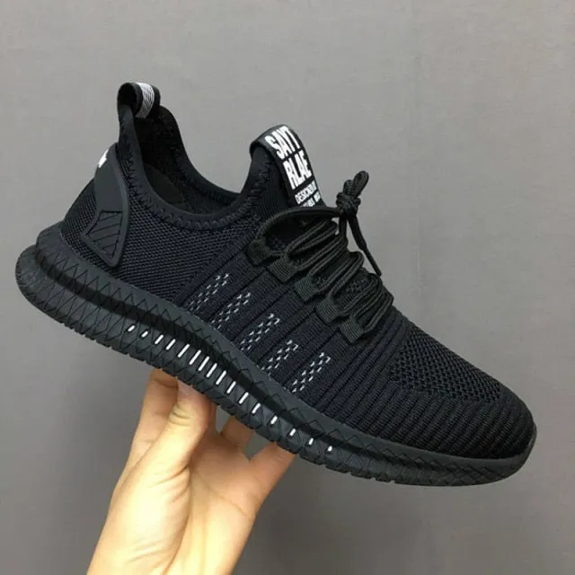 Fashion Men Sneakers Mesh Casual Shoes Lac-up Men's Shoes