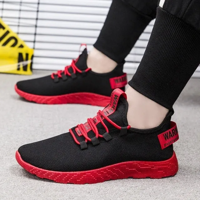 Fashion Men Sneakers Mesh Casual Shoes Lac-up Men's Shoes