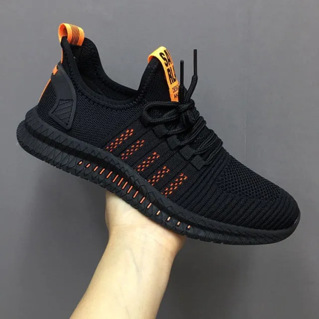 Fashion Men Sneakers Mesh Casual Shoes Lac-up Men's Shoes