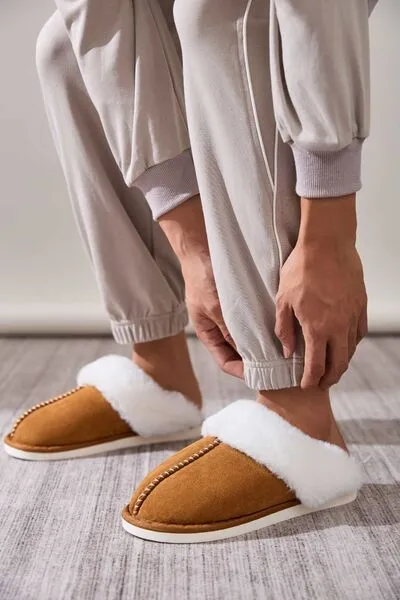 Faux Fur Slip-ons