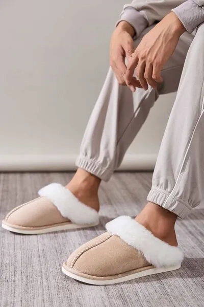 Faux Fur Slip-ons