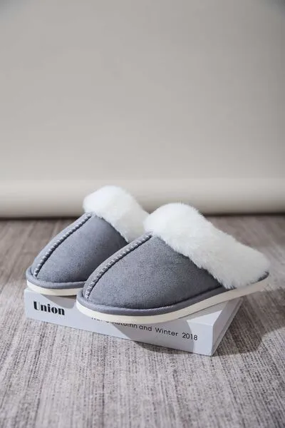 Faux Fur Slip-ons