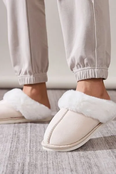 Faux Fur Slip-ons