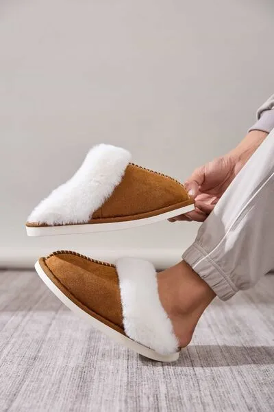 Faux Fur Slip-ons