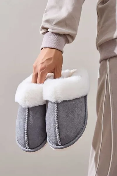 Faux Fur Slip-ons