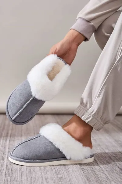 Faux Fur Slip-ons
