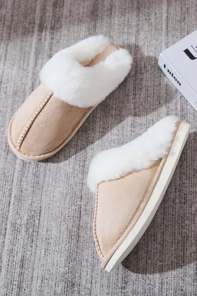 Faux Fur Slip-ons