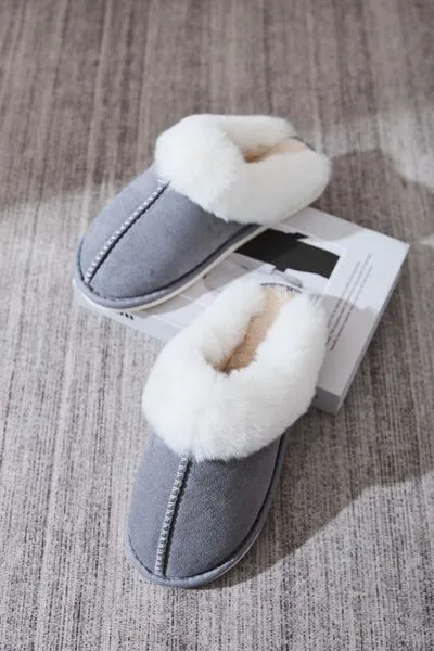 Faux Fur Slip-ons