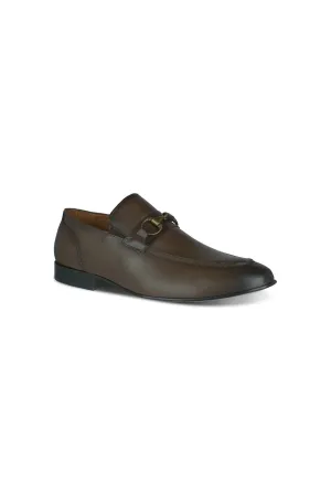 FERRACINI HONK LEATHER HORSEBIT DETAIL SLIP ON DRESS SHOE 2841