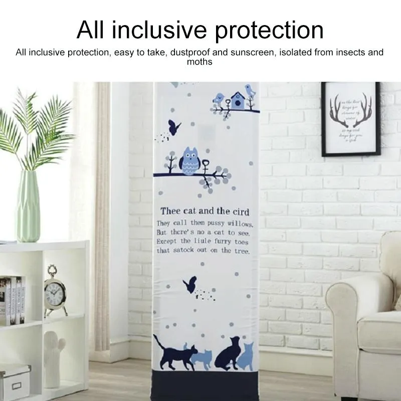 Flamingo Fabric Dust Cover For Vertical Cabinet Ac - All-Inclusive 175X55X35Cm