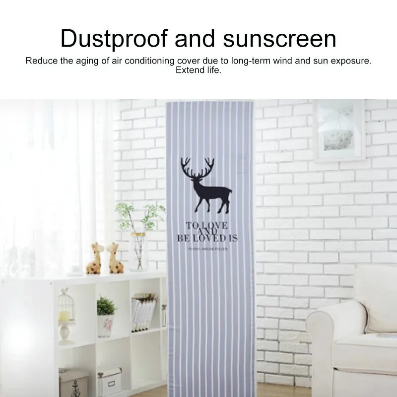 Flamingo Fabric Dust Cover For Vertical Cabinet Ac - All-Inclusive 175X55X35Cm