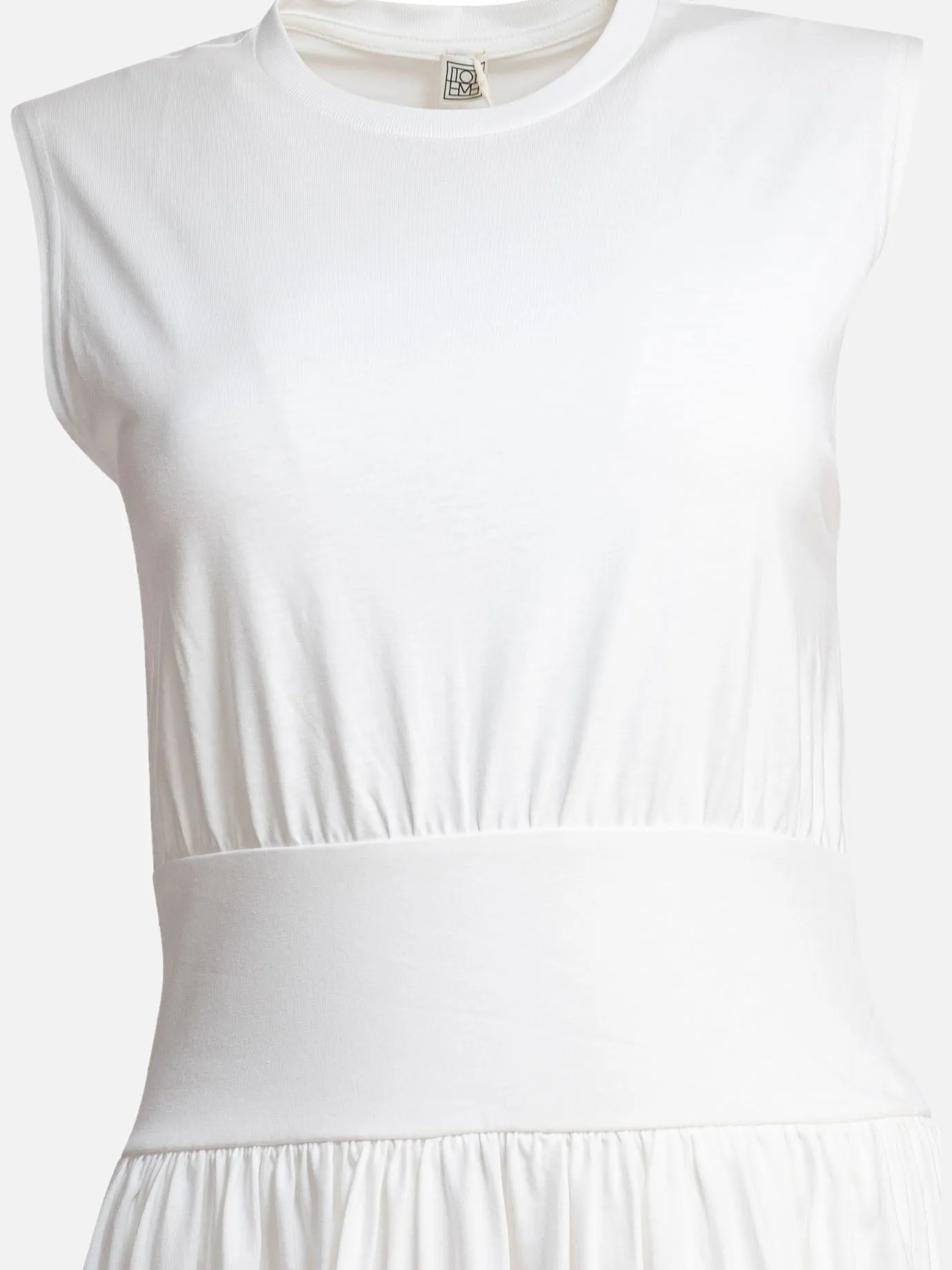 Flared midi dress