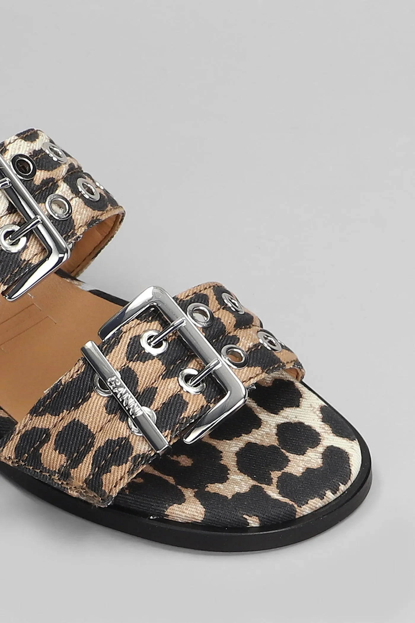 Flats in Animalier cotton