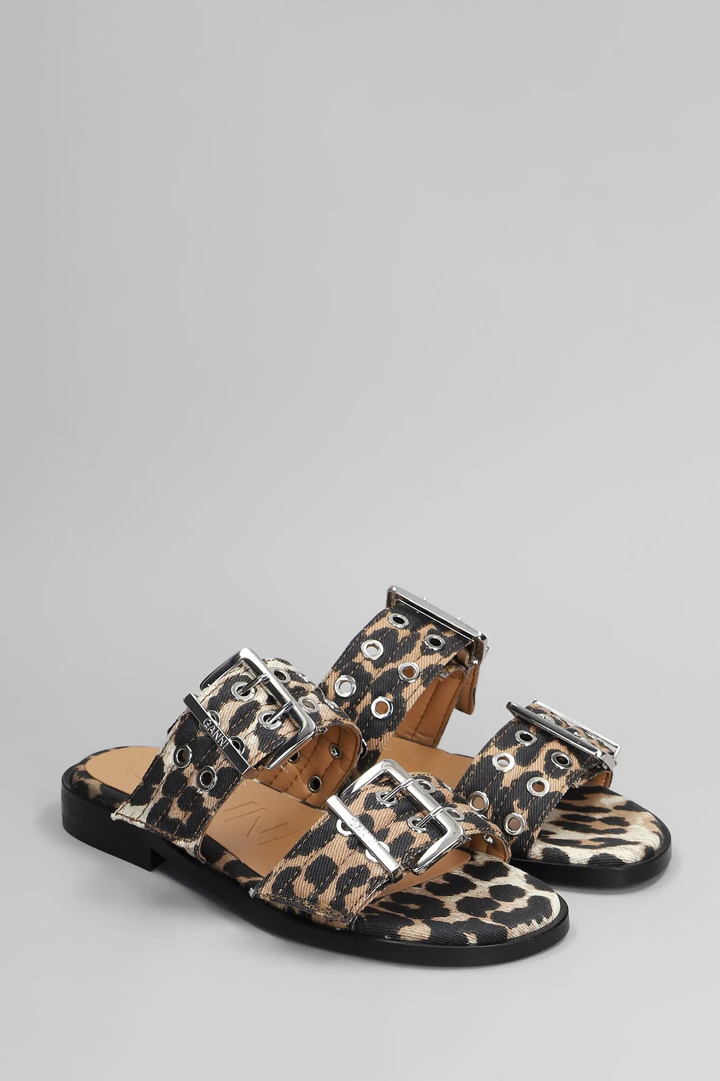 Flats in Animalier cotton
