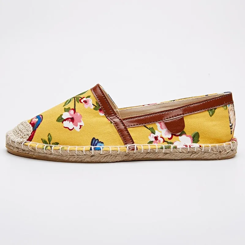 Floral Mustard Flats