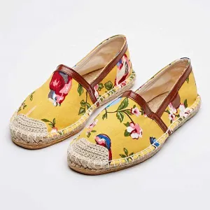 Floral Mustard Flats