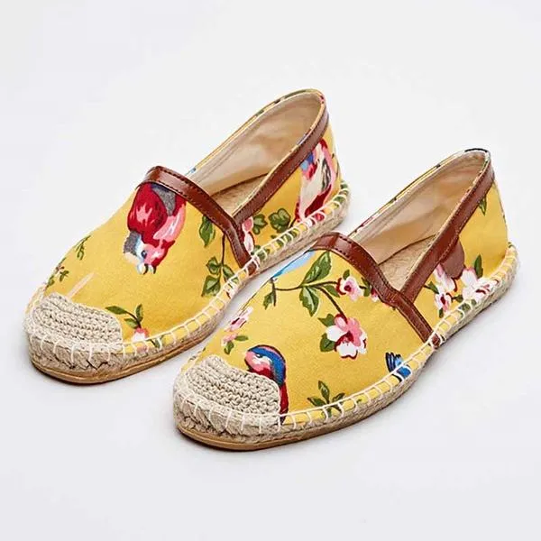 Floral Mustard Flats