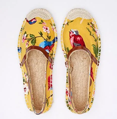 Floral Mustard Flats