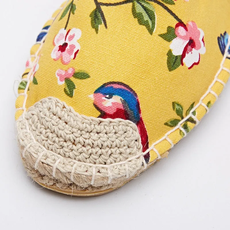 Floral Mustard Flats