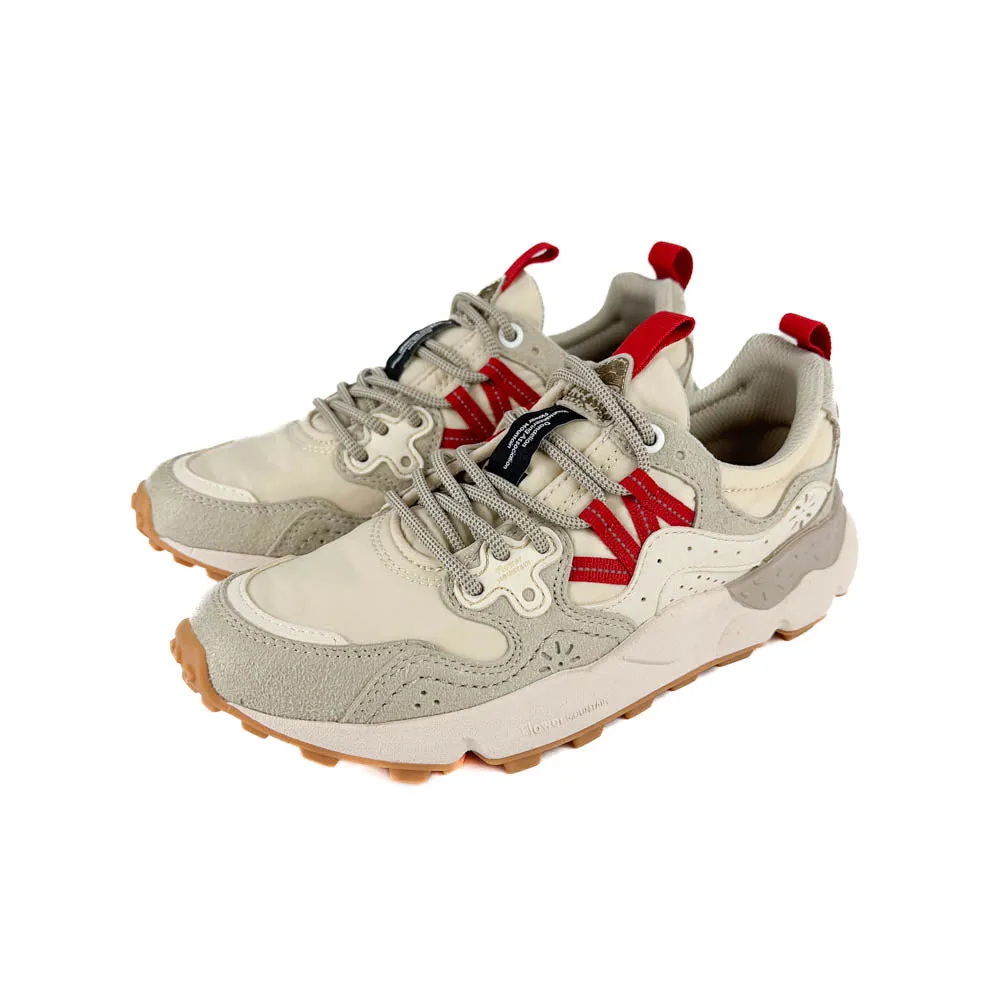Flower Mountain - Yamano 3 Uni Kaiso Sneaker (White/Bordeaux)