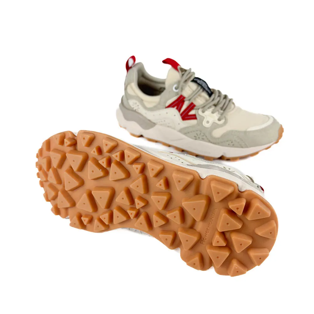 Flower Mountain - Yamano 3 Uni Kaiso Sneaker (White/Bordeaux)