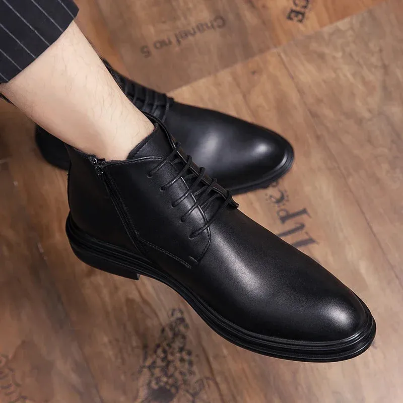 FusionFit Leder-Ankle-Boots für Herren