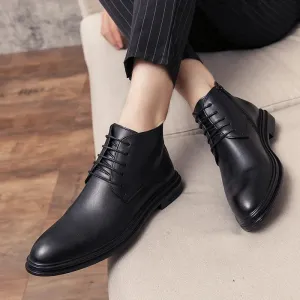 FusionFit Leder-Ankle-Boots für Herren